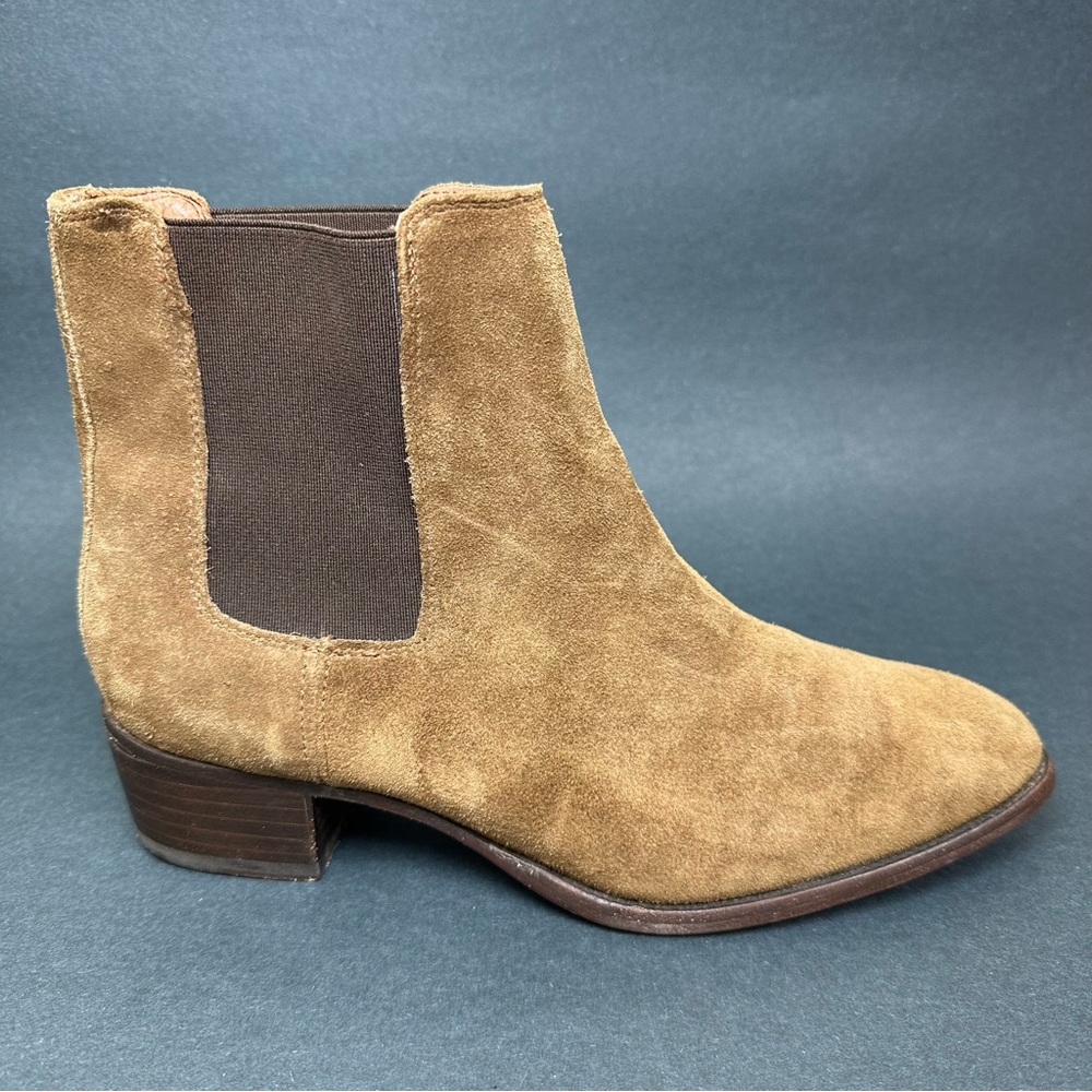 FRYE Women’s Dara Chelsea Brown Leather Boots Booties Shoes Size 8.5 B